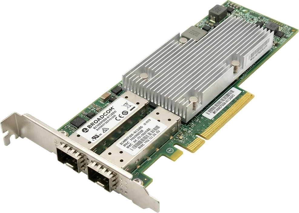 Kartelë rrjeti Broadcom NetXtreme N1200G, PCIe, 200GbE, dy porta