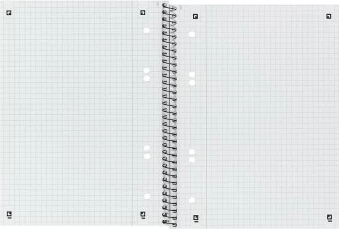 Fletore Oxford 100050393, A5, 80 fletë, 90g, katrore, kaltër