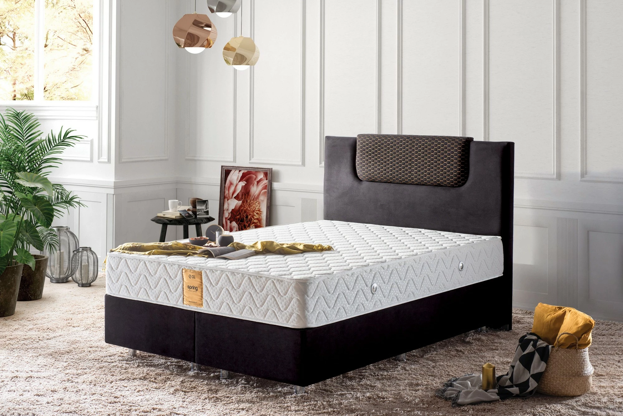 Dyshek dopio Skye Decor, pranveror, memory foam, 150x200cm