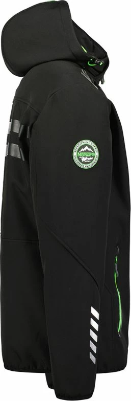 Jakne softshell për meshkuj Geographical Norway, e zezë/e gjelbër