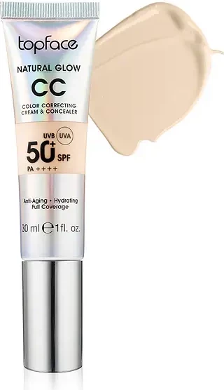 Krem Pudër Topface CC Natural Glow  SPF50+, 003, 3