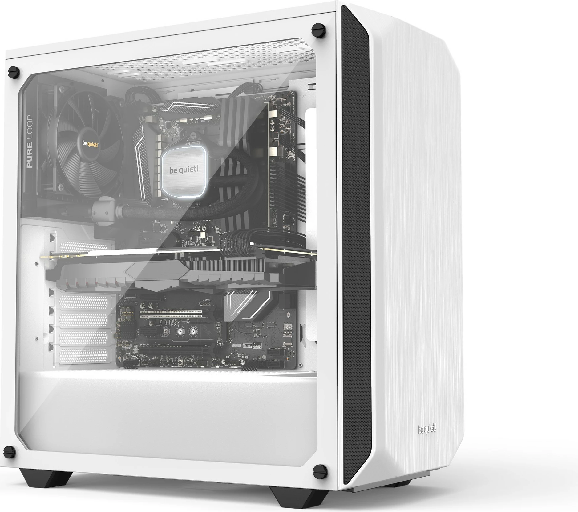 Ftohës uji CPU be quiet! PURE LOOP 120mm, IC Intracom, LED bardhë, i zi