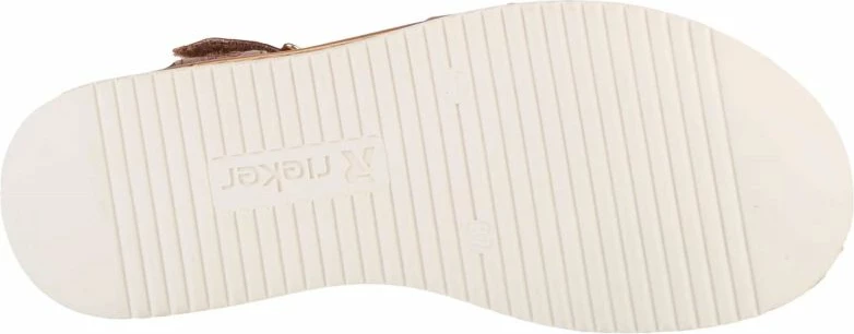 Sandale femra Rieker, kafe