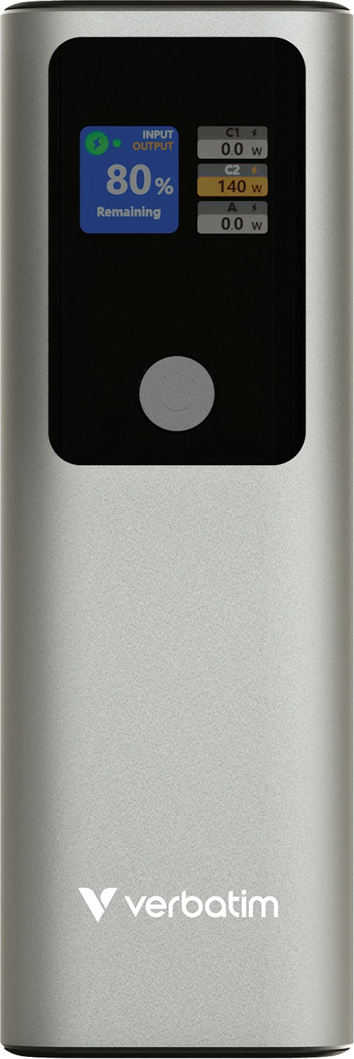 Power bank Verbatim Charge 'n' Go 27000mAh, 183W, PD 3.1/QC 3.0, Gri