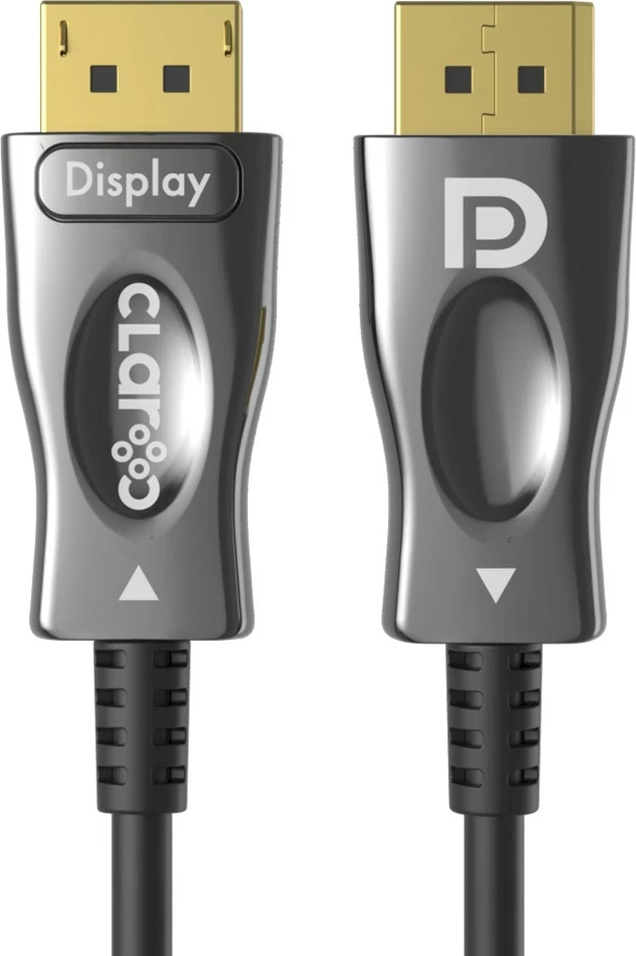 Kabëll optik Claroc DisplayPort 1.4 AOC 8K 5m, ngjyrë e zezë-gri