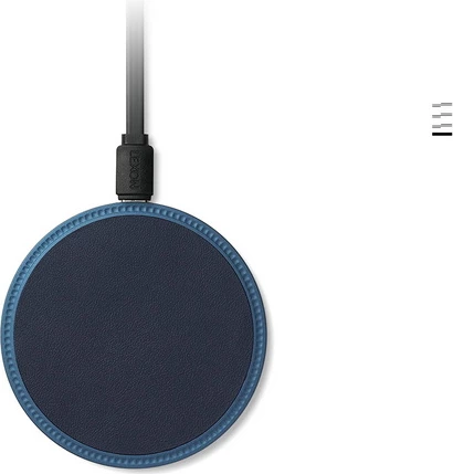 Karikues wireless Lexon LD151DB, LED, USB-C, 15W, i kaltër