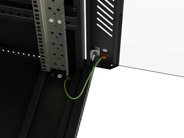 Kabinet RACK LANBERG Szafy RACK 19" 18U 600x800mm, derë xhami, i zi