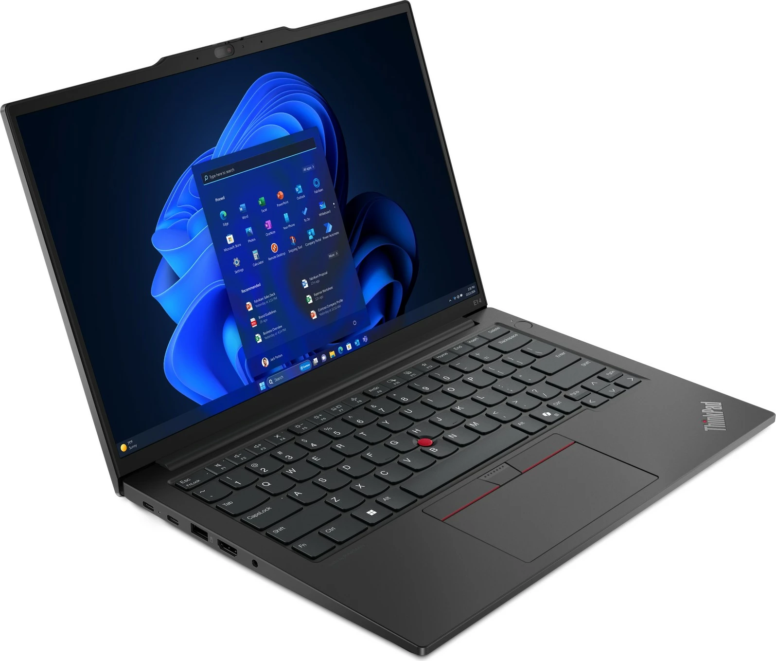 Laptop Lenovo ThinkPad E14 Gen 6, AMD Ryzen 5, 16 GB RAM, 512 GB SSD, 14 inch, Ngjyrë e zezë