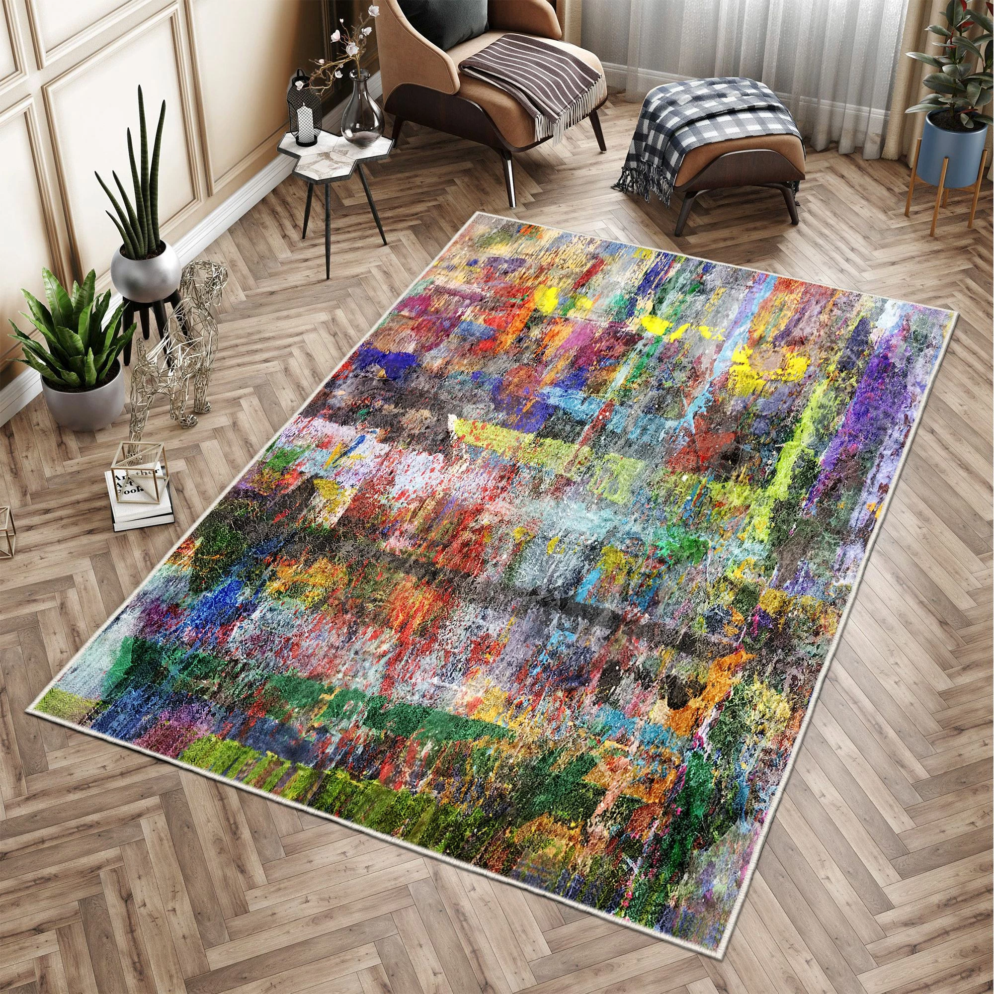 Qilim për korridor, shumëngjyrësh, 80x150cm, Conceptum Hypnose, Exfab287