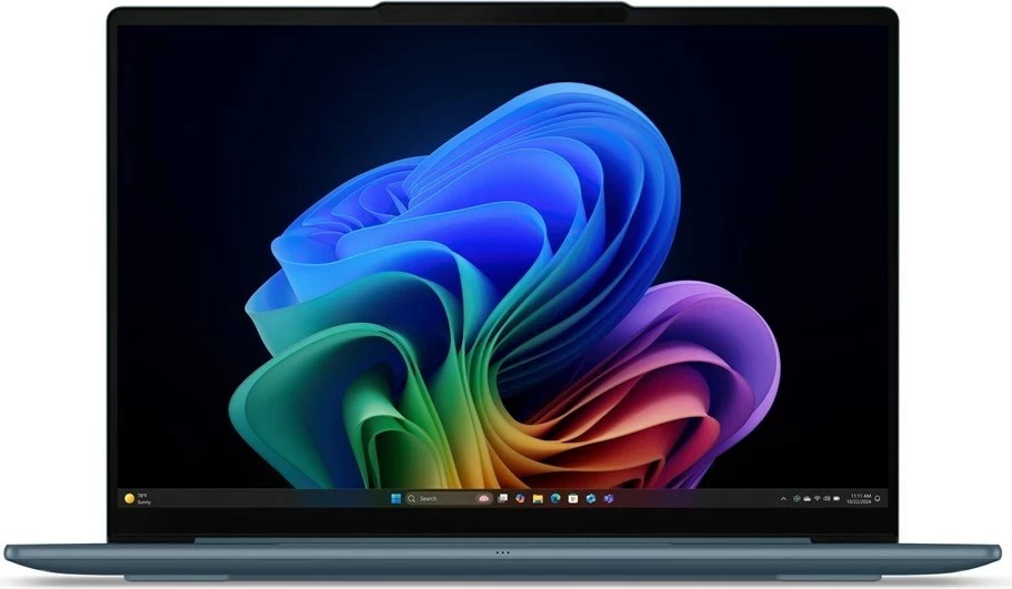 Laptop Lenovo Yoga Slim 7 14AKP10 Copilot+ PC, AMD Ryzen AI 5 340, 16 GB RAM, 512 GB SSD, 14" WUXGA, Teal