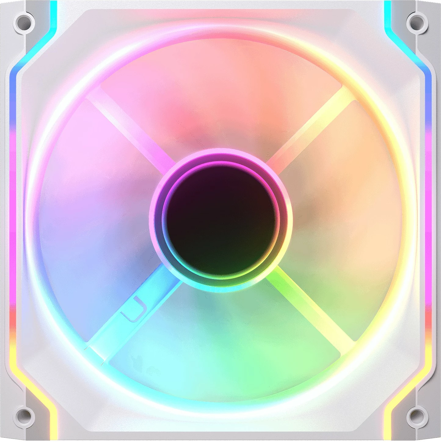 Ventilator kase Cougar SC140 ARGB 140mm, infinity mirror, i bardhë