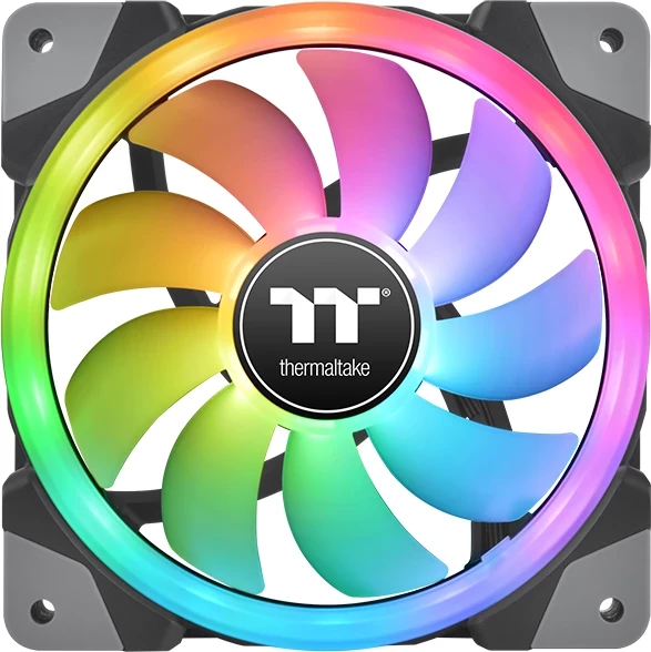 Ventilator kasë Thermaltake SWAFAN EX14 RGB 140mm 3 copë, i zi