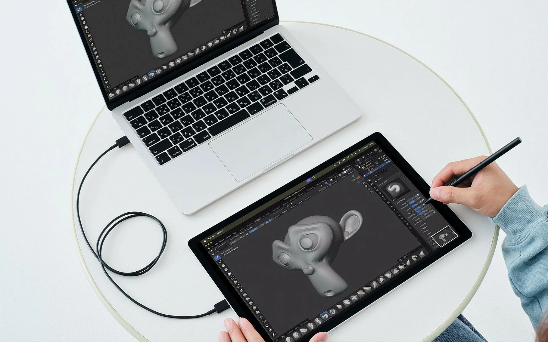 Tablet grafik Wacom MovinkPad Pro 14, OLED 14", 256GB, USB-C/Bluetooth, me pen, e zezë