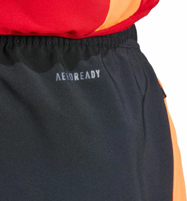Pantallona sportive adidas për meshkuj, të zeza dhe portokalli [Madhësia: S]