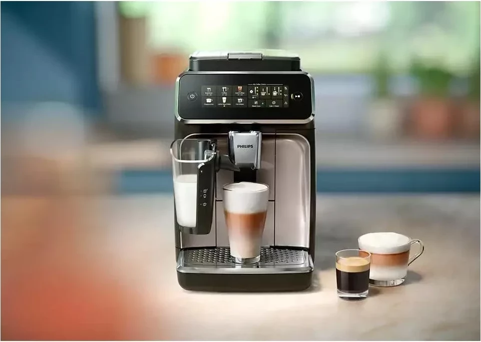 Aparat kafeje Philips EP3347/90, Seria 3300, automatik, LatteGo, e zezë