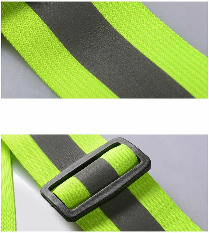 jelek reflektues i rregullueshëm Hurtel, madhësi universale, shirita 40 mm, kapëse snap, i elastik, e zezë