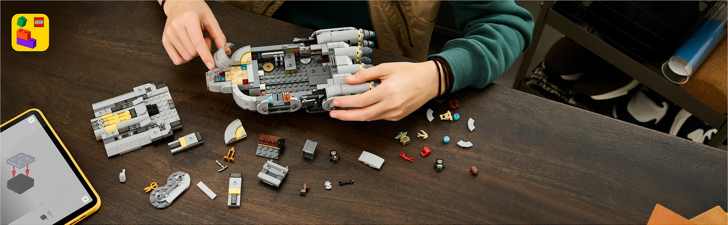 Set ndërtimi LEGO Star Wars 75445 Anzellian Starship, 701 pjesë, shumëngjyrësh