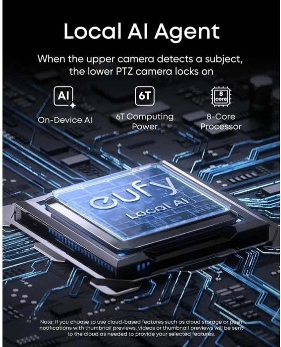 sistem monitorimi NVR PoE Anker eufy Security E41 4K, 8-kanal (zgjerueshëm 16), HDD 2TB, set 4 kamera + NVR, bardhë/zi