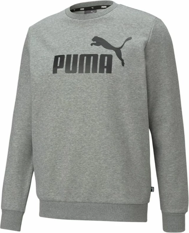 Duks Puma ESS Big Logo Crew FL për Meshkuj, Gri