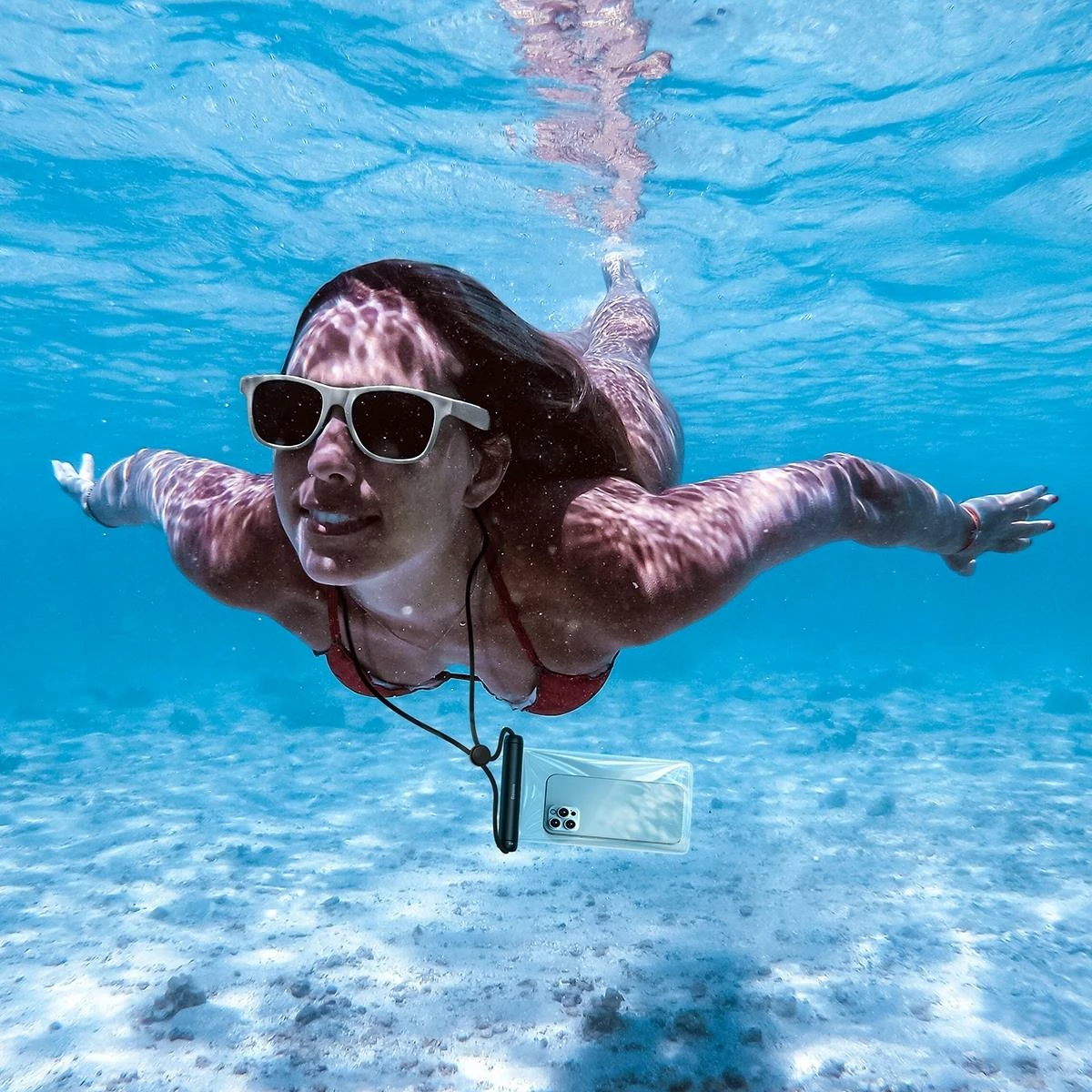 Mbështjellës Baseus FMYT000003 për celular, i papërshkueshëm nga uji, Blu