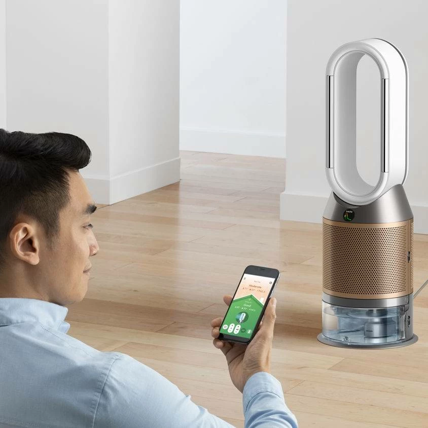 Pastrues, Lagështues dhe Ventilator Dyson PH05 Pastrues Humidify+Cool PH2 De-NOx (545007) i Bardhë/i Artë