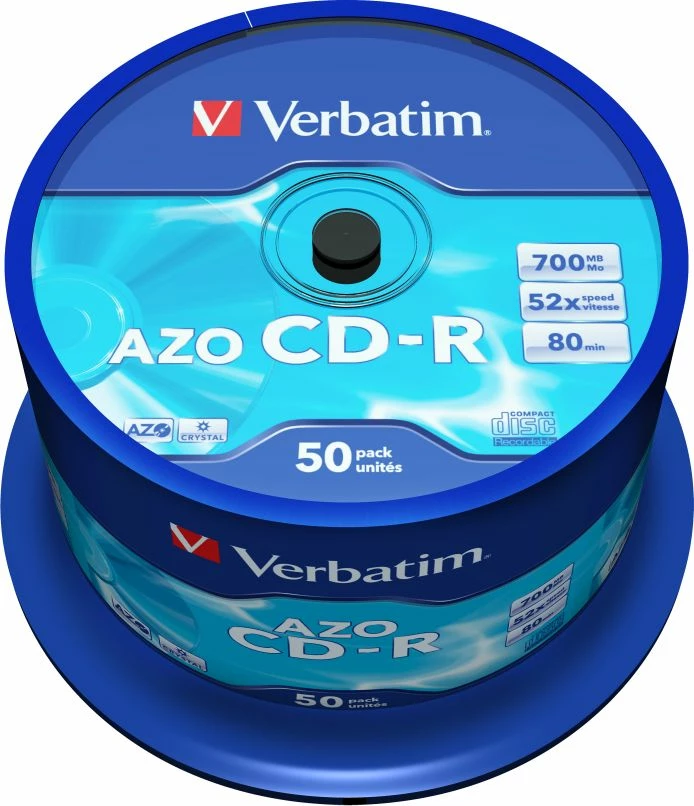 CD-R Verbatim 43343 700MB 52x, paketë 50 copë