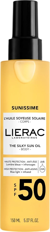 Vaj trupi mbrojtës SPF50 LIERAC Sunissime për femra 150ml