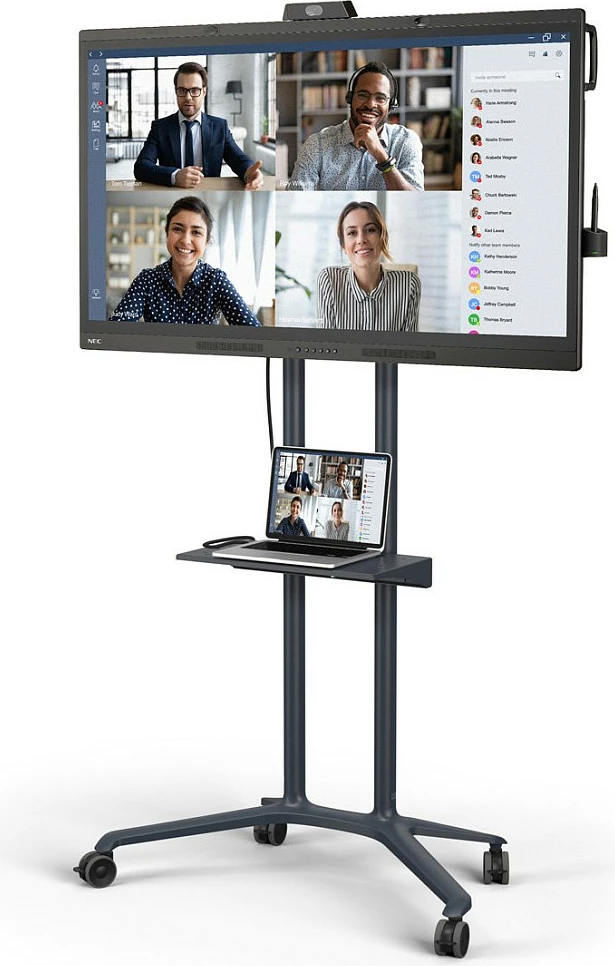 Ekran i madh me prekje SHARP NEC WD551 55 inç, 4K Ultra HD, 1.073 miliardë ngjyra, Ethernet, HDMI, i zi