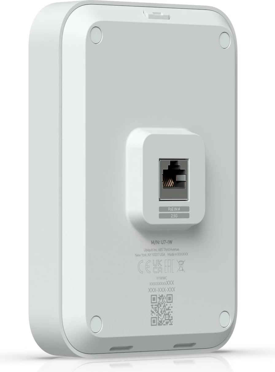Access point Ubiquiti U7 In-Wall, 2.4 GHz, 5 GHz, 4300 Mbit/s, i bardhë