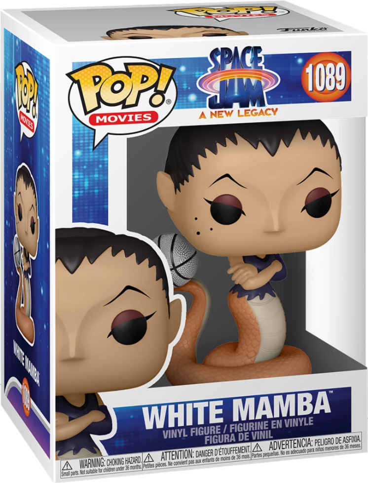 Figurinë koleksionuese Funko Pop! Movies Space Jam 2 White Mamba, vinyl