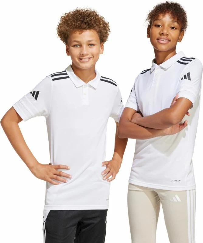 Maicë polo për fëmijë adidas, e bardhë [Madhësia: 140 cm]