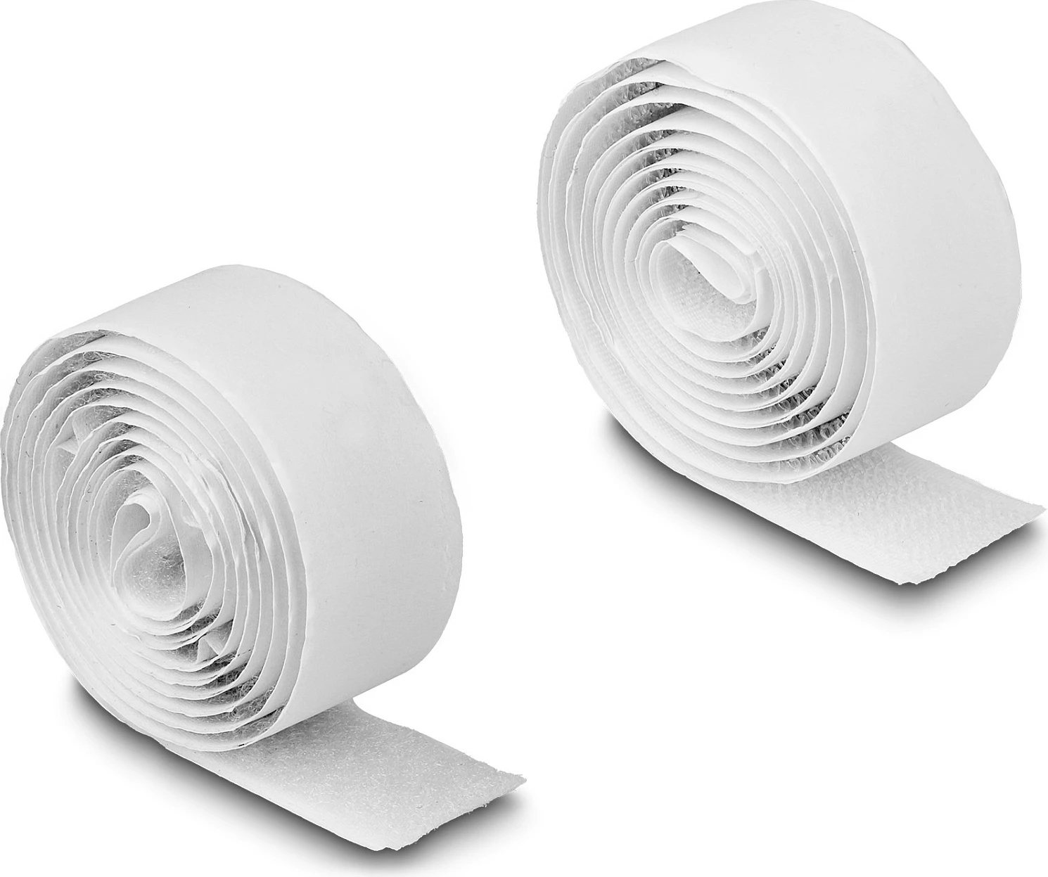 Shirit Velcro DeLOCK, vetëngjitës 1 m x 20 mm, i bardhë