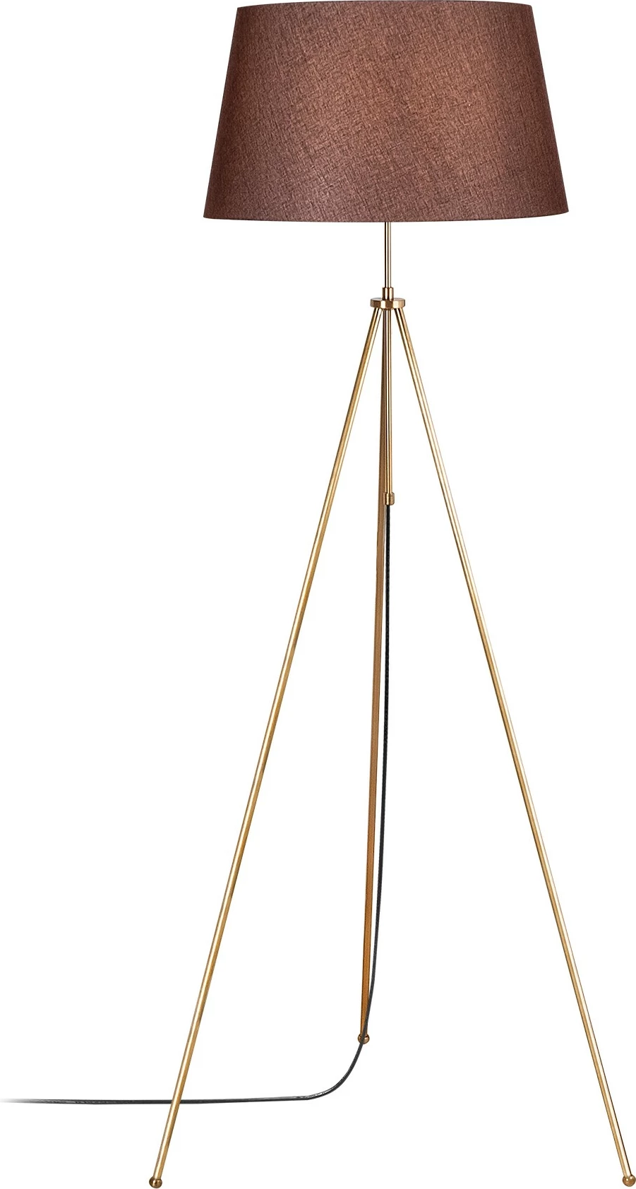Llambë dyshemeje Opviq tripod, kafe, 65x65x165cm