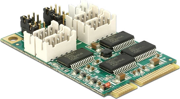 Kartelë zgjerimi Mini PCIe DeLOCK 95244, 4x RS-232 Serial