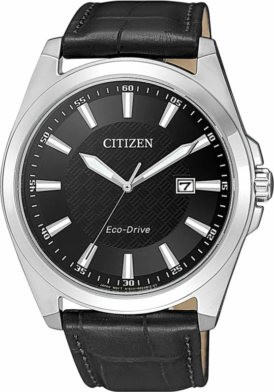 Orë dore meshkuj CITIZEN Eco-Drive BM7108-14E, e zezë, set me kuti