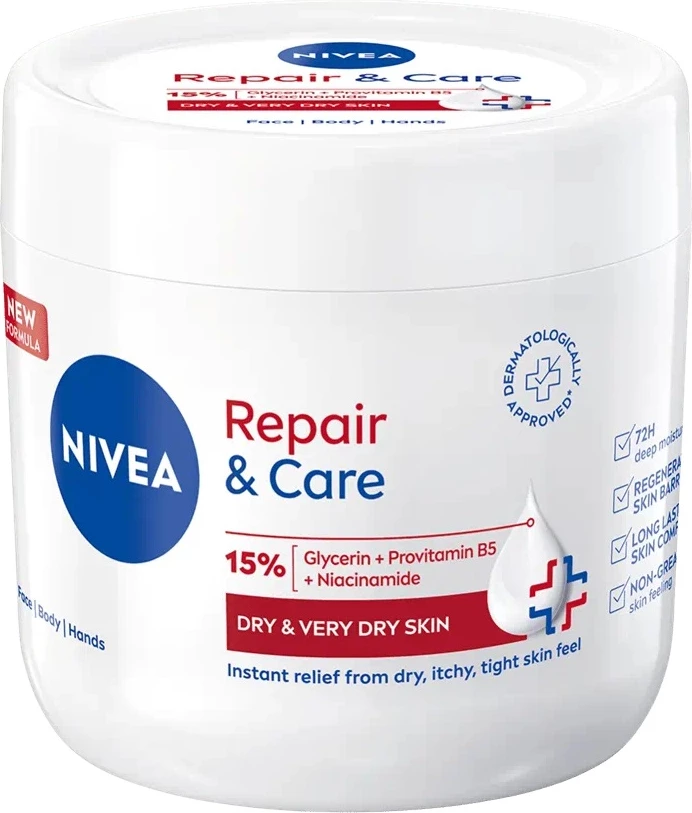 Krem për trup Nivea Repair & Care 400ml