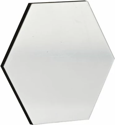 Set pasqyrash gjashtëkëndore, argjend, Skye Decor, 20 copë