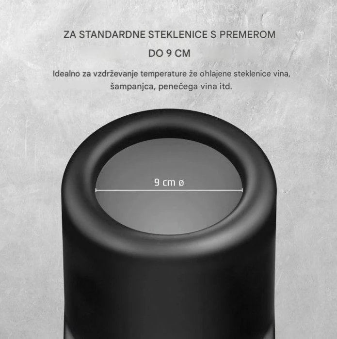 Ftohës vere tavoline CASO VinoCase 615 1 shishe 5-18°C zi mat