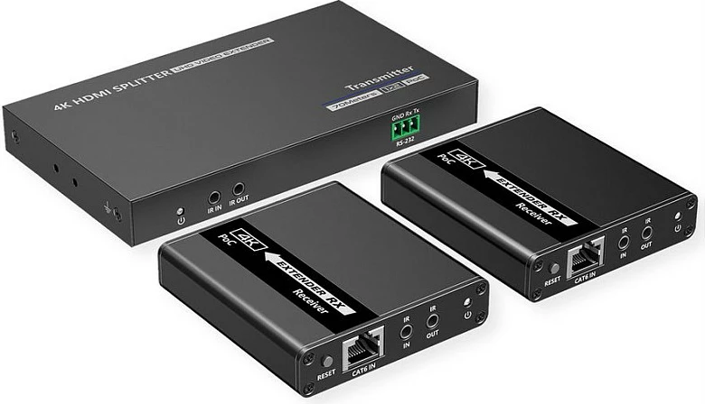 HDMI Splitter/Extender VALUE, 1 hyrje në 3 dalje, HDMI 1.4, deri 40 m, i zi