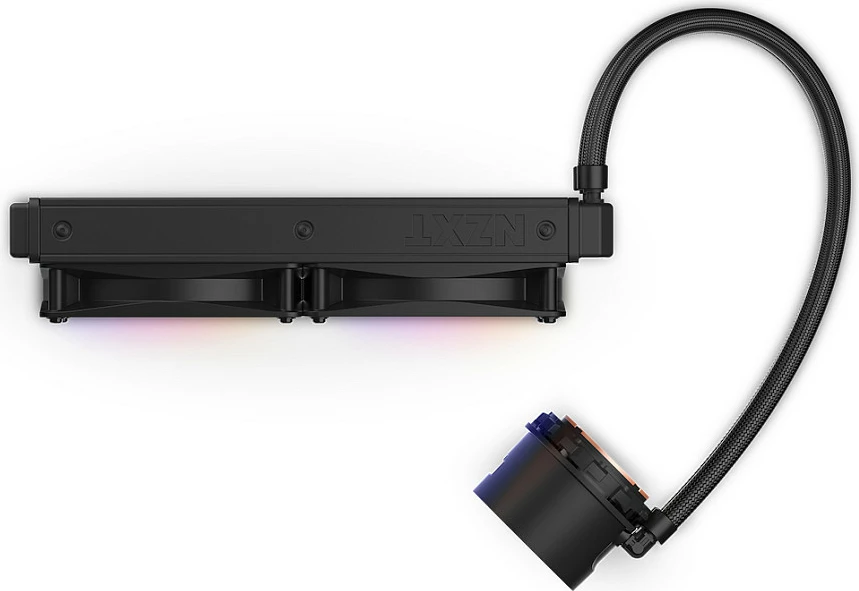 Ftohës uji AIO për CPU NZXT Kraken 240 RGB, 240mm, TFT-LCD, i zi