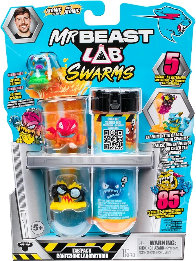 Set figurina Mr Beast Lab Swarm, Cobi MO-24746, 5 copë, shumëngjyrëshe