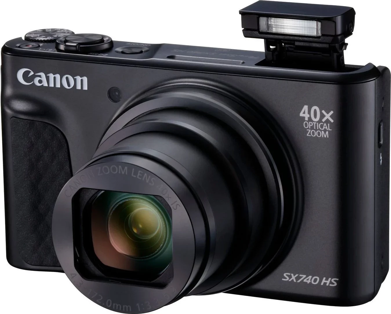 Aparat Canon PowerShot SX740 HS, 20.3MP, 40x zoom optik, 4K, Wi-Fi, i zi