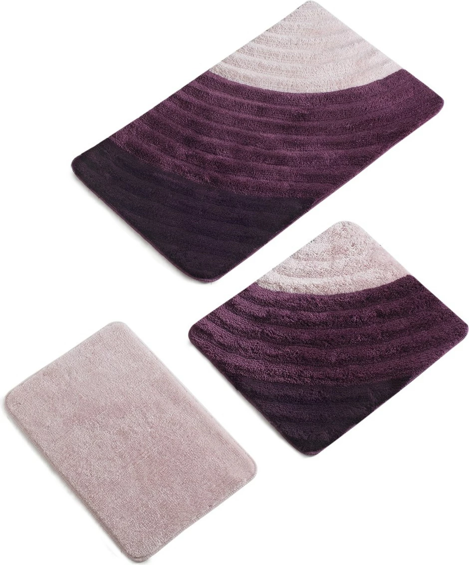 Set tapetash për banjo akrilik (3 copë), Mijolnir, ngjyrë vjollcë