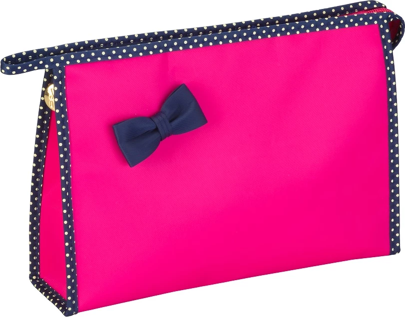Çantë kozmetike KillyS Large Bow për femra rozë, 1 copë