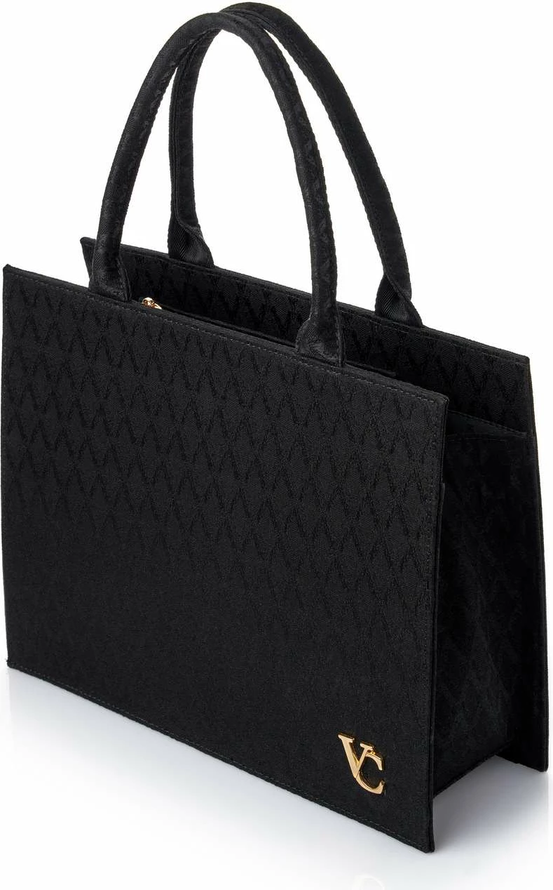 Çantë tote Caserta, e zezë, Vince Camuto