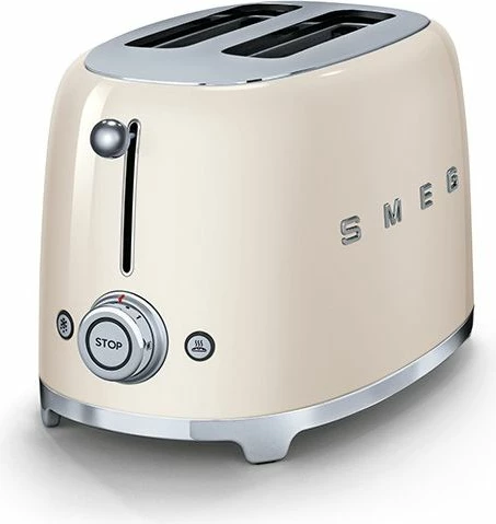 Toster Smeg TSF01CREU, 2 slote 36mm, 950W, krem