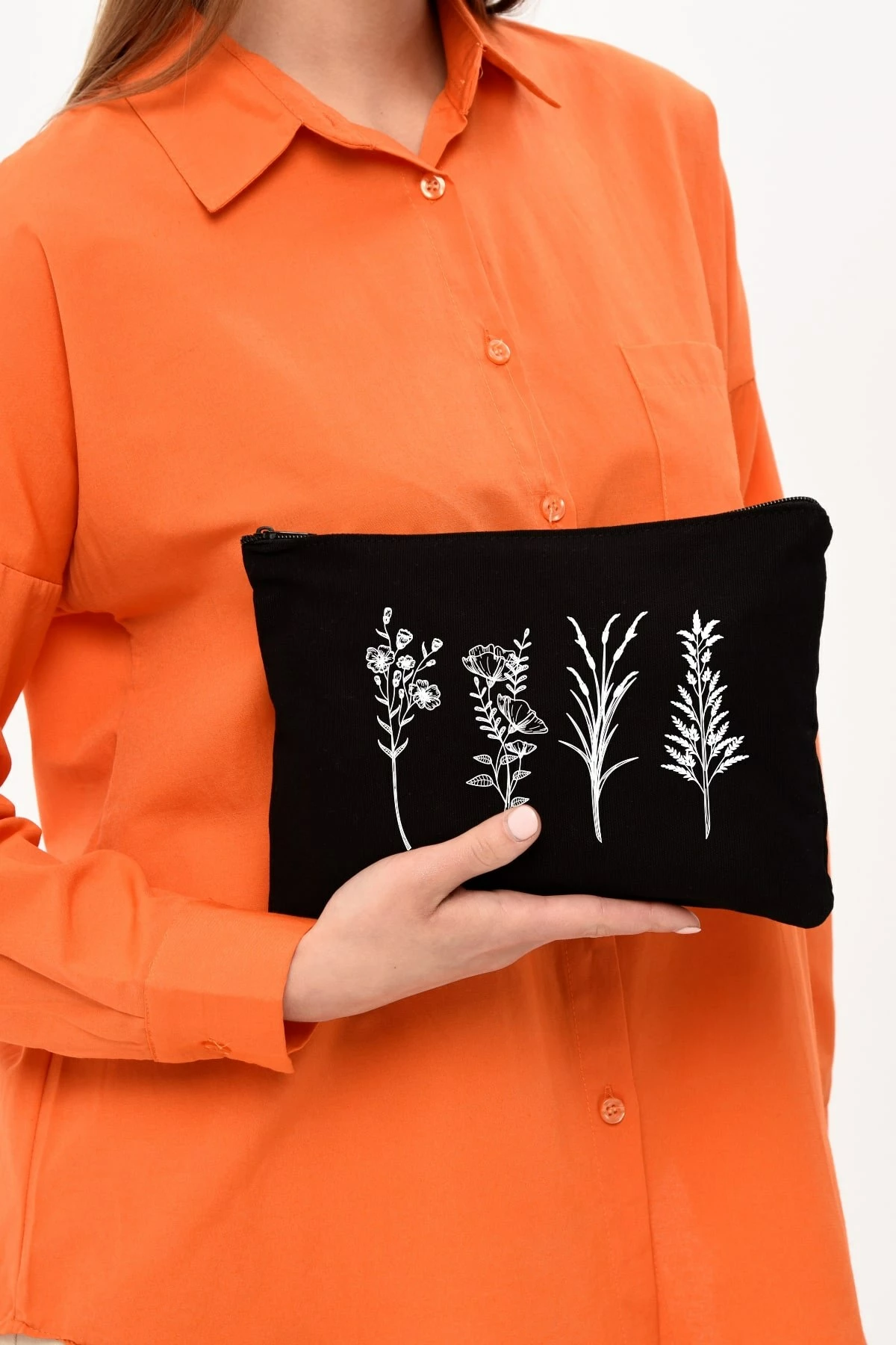 Qese për make-up Zoozie Bags, 1703, e zezë, 25x18cm