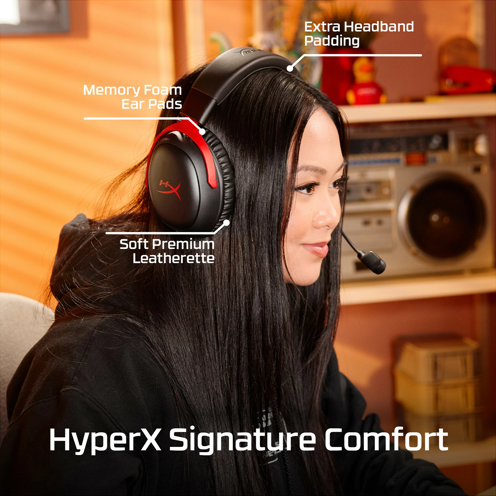 Kufje HyperX Cloud III S Wireless Gaming Headset, Bluetooth 5.3, 120h, të zeza