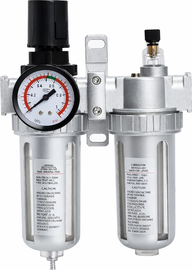 Ventil ajri SFC-200 – filtër, rregullator presioni dhe lubrifikator