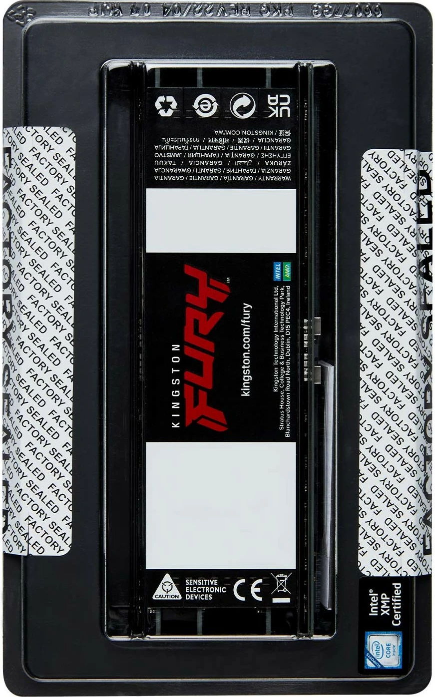 RAM Memorje Kingston FURY Renegade Pro EXPO 128GB (4x32GB) DDR5 6400MT/s ECC Reg DIMM, e zezë